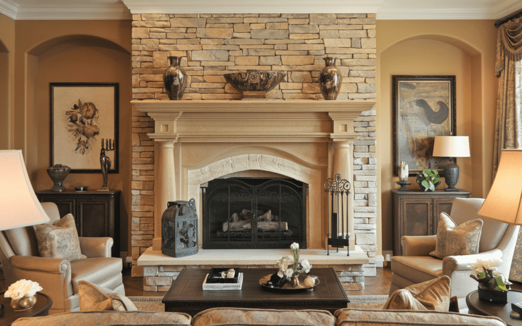 Cultured Stone Veneer Fireplaces 1