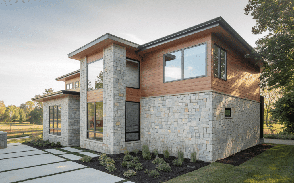 faux stone exterior