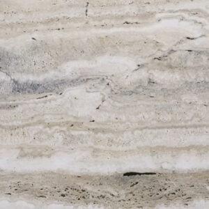 Florence Italian Travertine flexible stone veneer with vein-cut pattern and earthy tones, ideal for durable interior wall cladding and decorative panels.