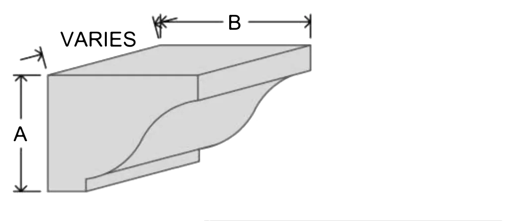 Dentil block D2 EPS moulding profile