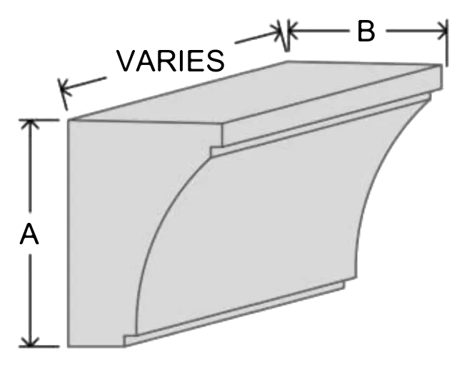 Dentil block D6 EPS moulding profile