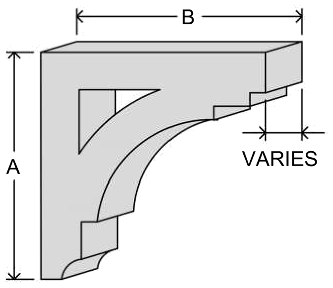 bk4-2424 knee bracket EPS profile, moulding