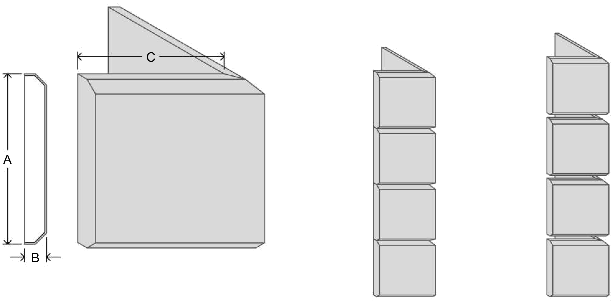 co1-121 quoin corner EPS profile, moulding
