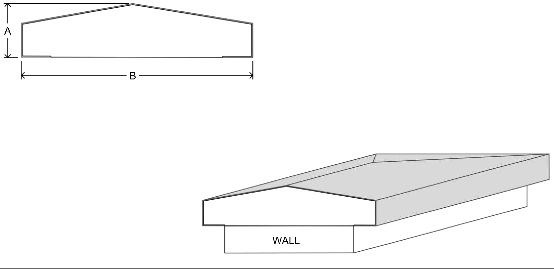 wc4-44 wall cap EPS profile, moulding