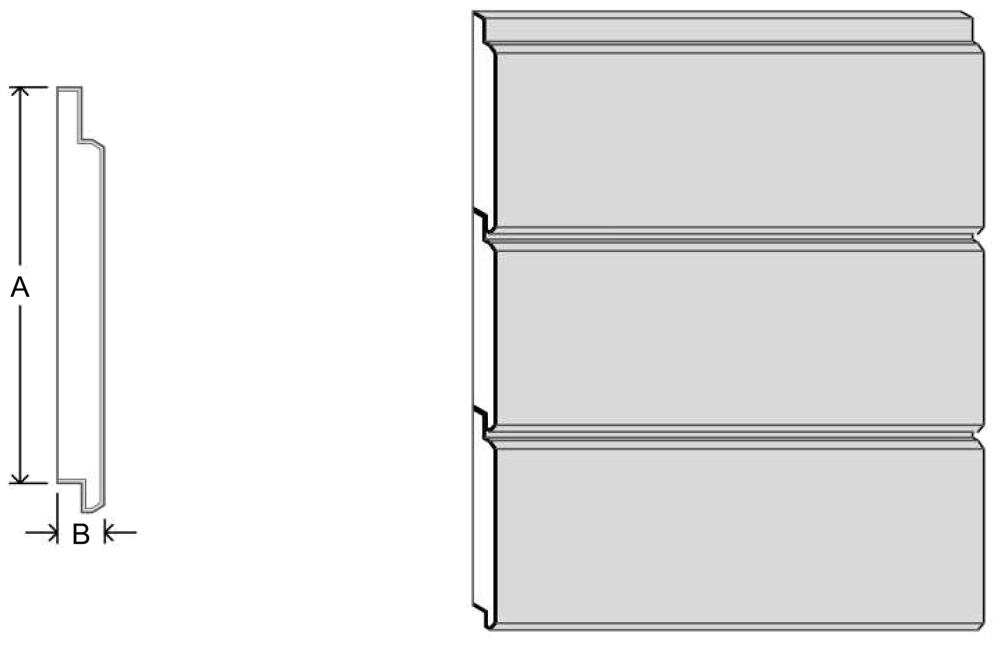 pa2-1215 wall panel EPS profile, panel